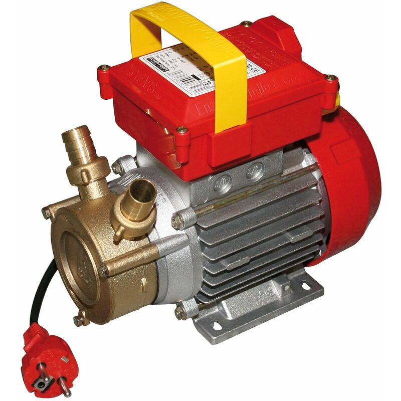 foto del prodotto pompa elettrica da travaso rotazione reversibile 340 w raccordi 20 mm rover