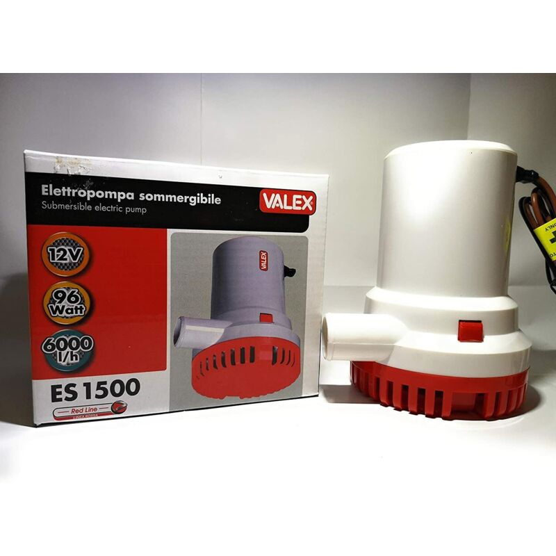 foto del prodotto pompa elettropompa sommersa acque chiare 12v valex es1500