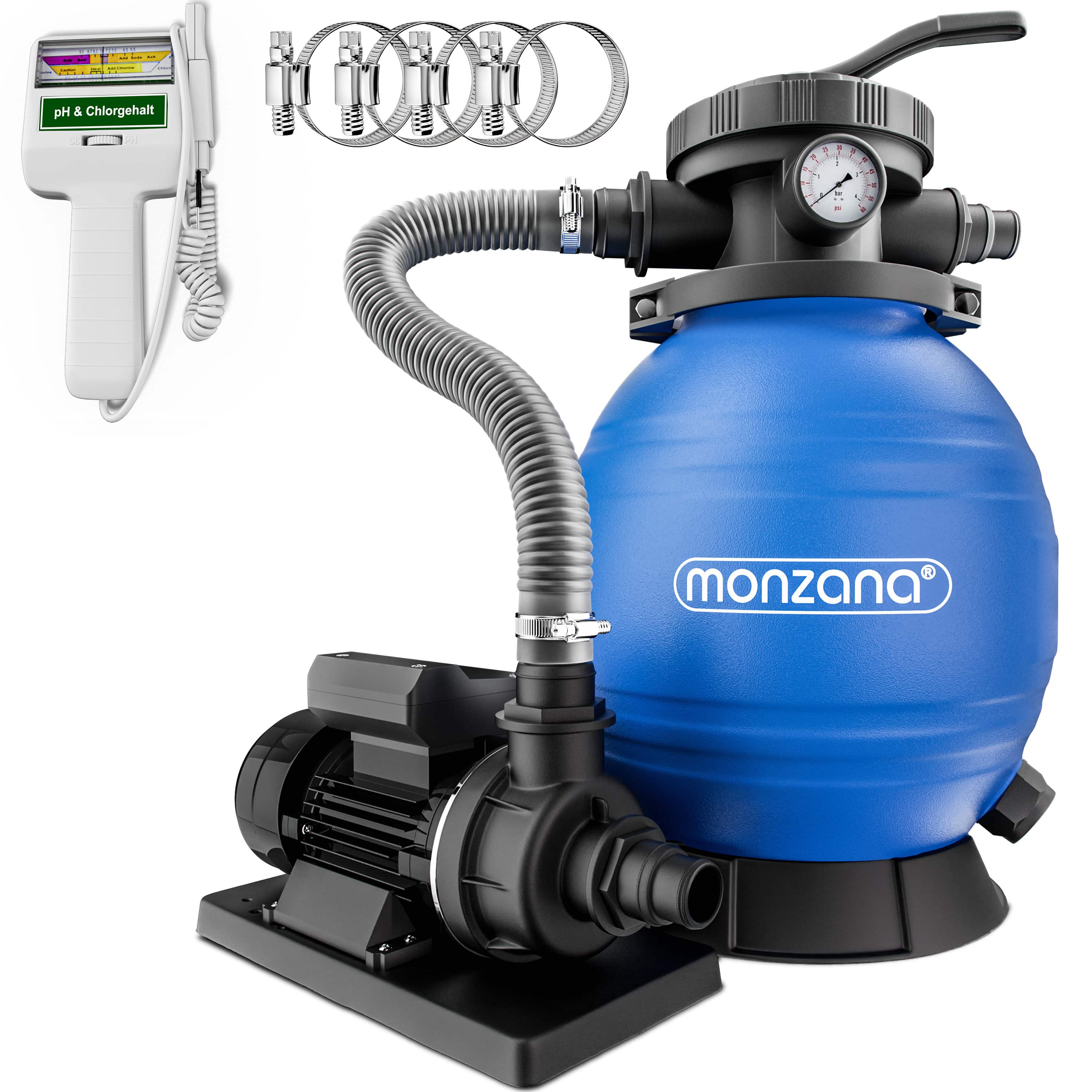 foto del prodotto pompa filtro a sabbia per piscine 10200l h
