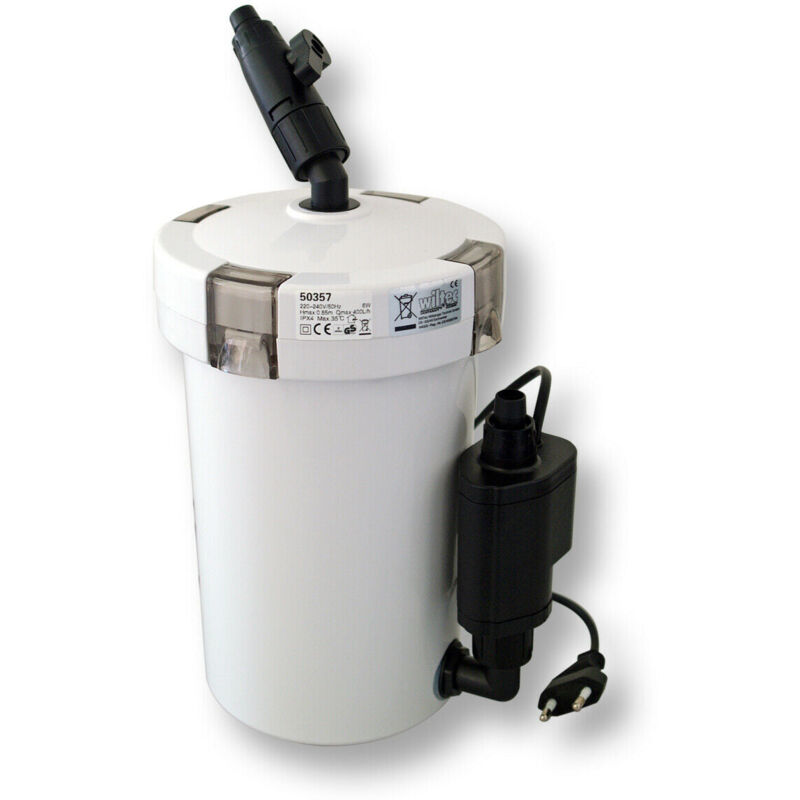 foto del prodotto pompa filtro per acquario biologico da esterno 400 litri all'ora pompa per materiali trifase 160001751