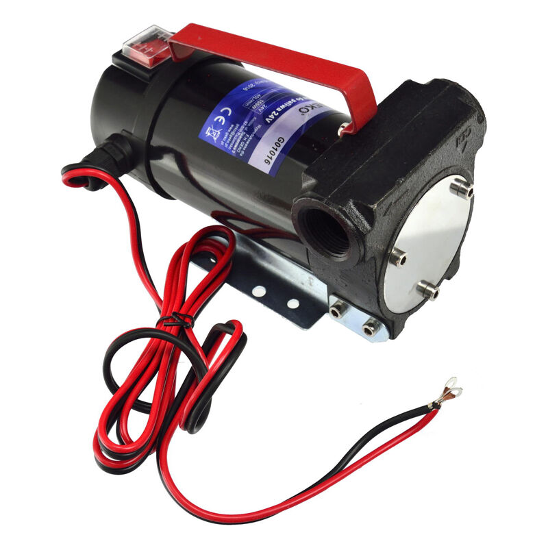 foto del prodotto pompa gasolio 24v travaso diesel liquidi 40l min portatile g01016 geko