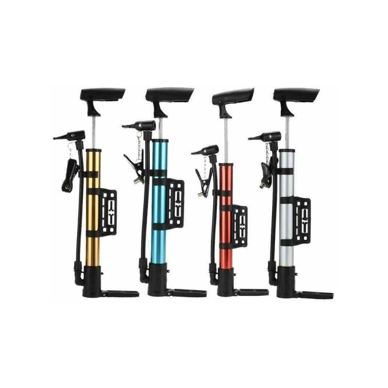 foto del prodotto pompa gonfiatore manuale per ruote pneumatici bicicletta gonfiabili mini314
