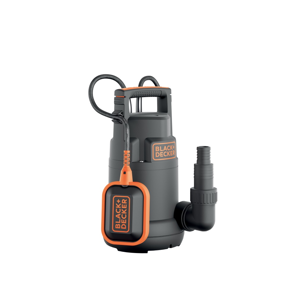 foto del prodotto pompa immersione per acque chiare black+decker bxup250pce (250&nbsp;w, portata max. 6000&nbsp;l/h, prevalenza massima 6&nbsp;m)