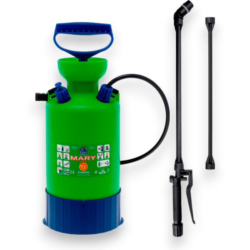 foto del prodotto pompa irroratrice 5 lt a spalla completa di accessori mary di martino