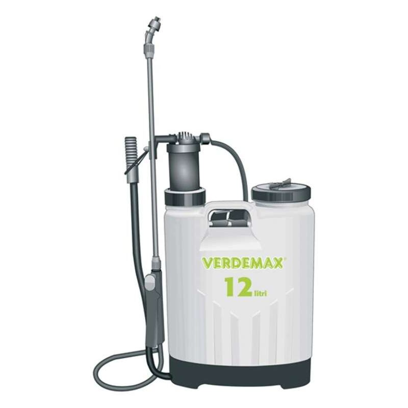 foto del prodotto pompa irroratrice a zaino bianco 12l verdemax
