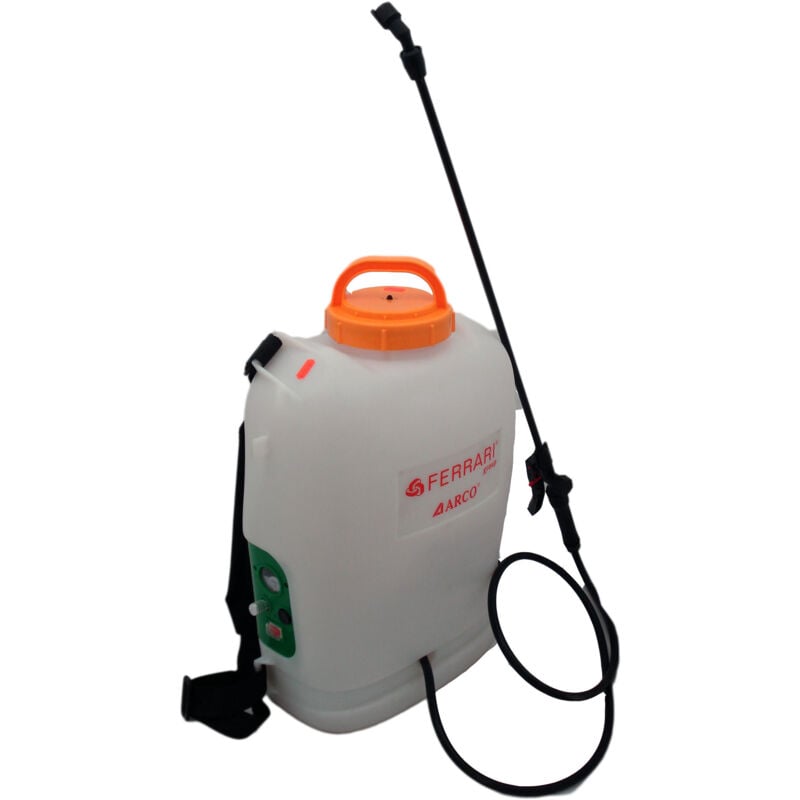 foto del prodotto pompa irroratrice batteria a spalla ferrari 15l elettrica 38057