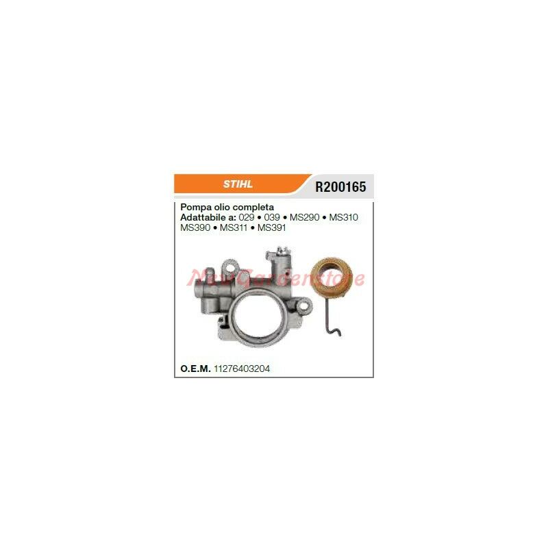 foto del prodotto pompa olio stihl motosega 029 039 ms290 ms310 ms390 ms311 ms391 r200165