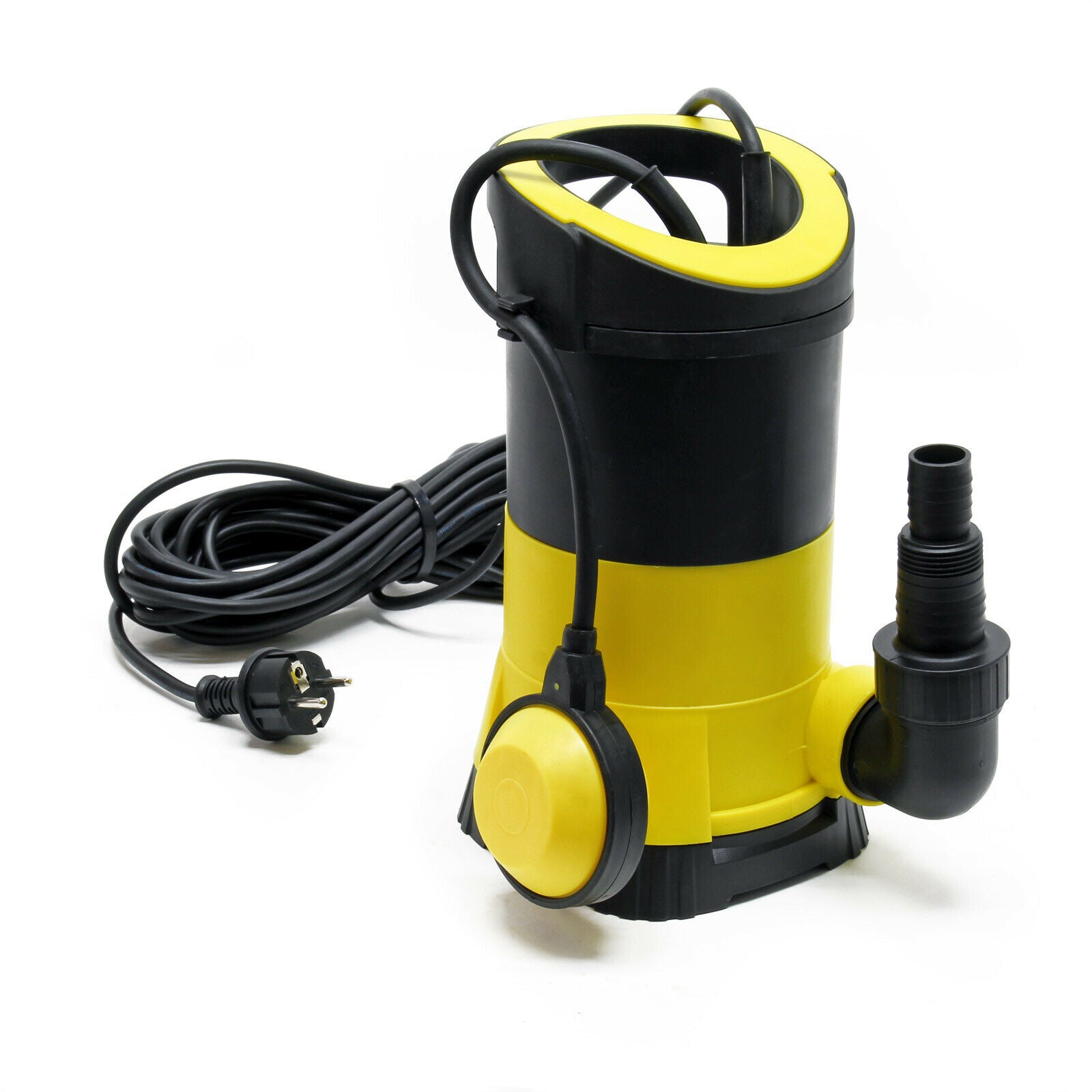 foto del prodotto pompa per acque cariche 7000 l h 400 watt pompa sommersa costruzione drenaggio giallo 16 0000617
