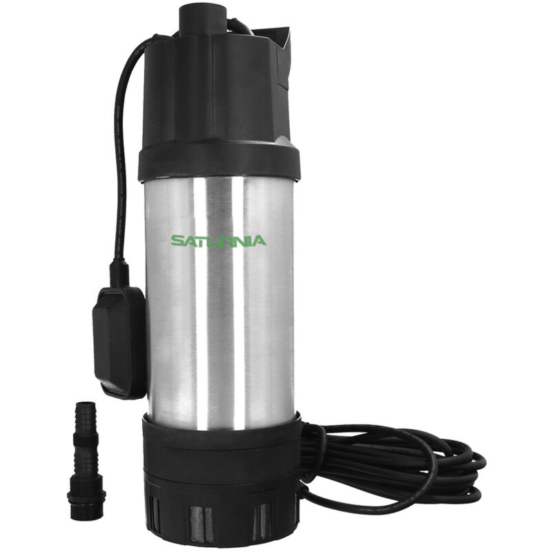 foto del prodotto pompa per acque pulite sommersa multistadio 1000 w. 5.200 lts ora, profondit 7 m, prevalenza 35 m. pressione massima 3,5 bar saturnia