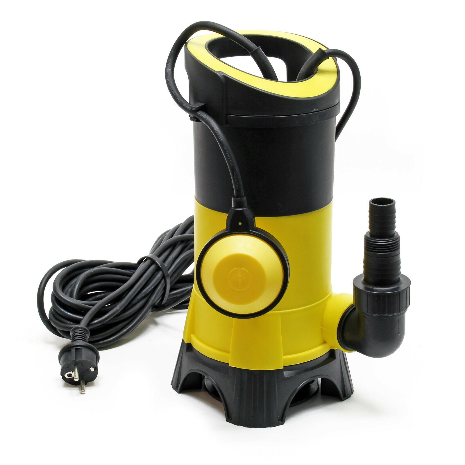 foto del prodotto pompa per acque reflue 7500 l h 400 watt pompa sommersa costruzione drenaggio giallo 16 0000619