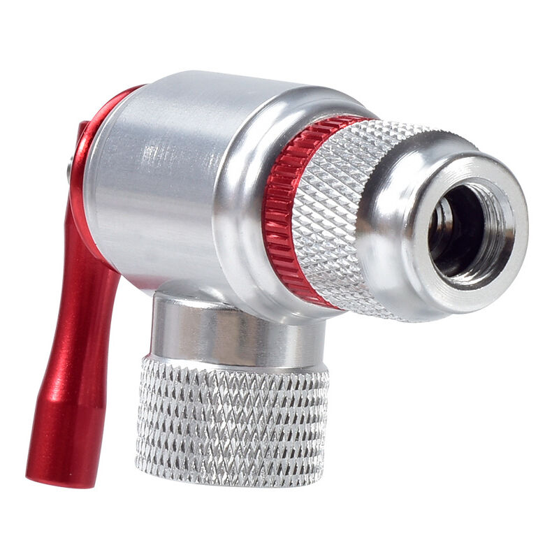 foto del prodotto pompa per bici co2 per valvole presta e schrader mini gonfiatore per pneumatici per bici da strada, da corsa e mountain bike senza cartuccia sollbry