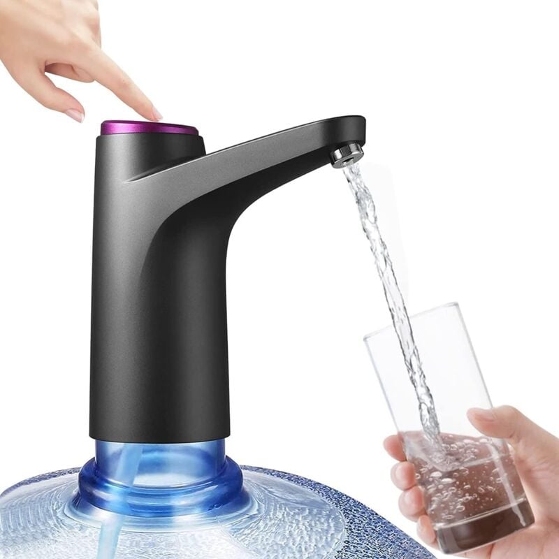 foto del prodotto pompa per bottiglie d'acqua, distributore d'acqua in bottiglia, pompa portatile usb per bottiglie d'acqua, per bottiglie universali da 5 galloni
