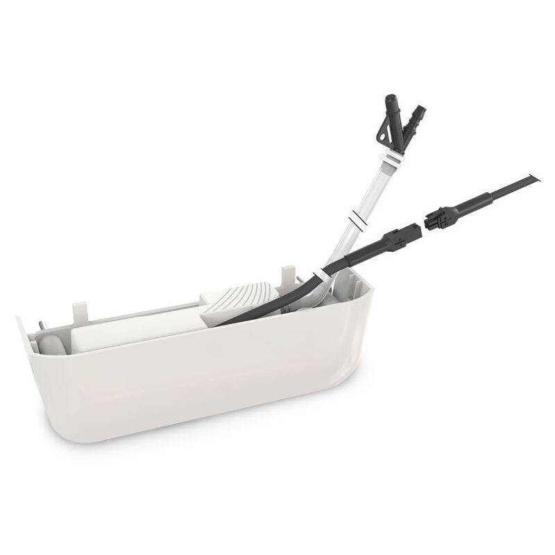foto del prodotto pompa per condensa sauermann omega pack 20 l h per installazione sotto i condizionatori a parete colore del corpo ral9003 bianco segnale 