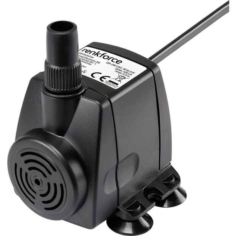 foto del prodotto pompa per fontana da interno 400 l h 0.8 m renkforce