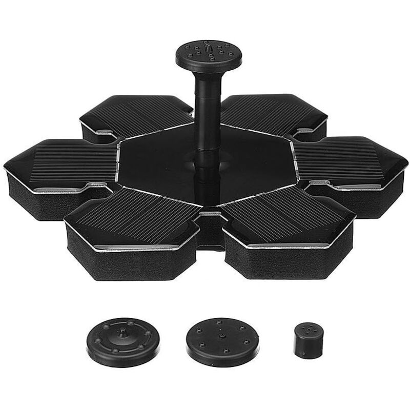 foto del prodotto pompa per fontana, pompa per fontana solare da giardino per laghetto kit acqua galleggiante alimentata ad acqua rapanda