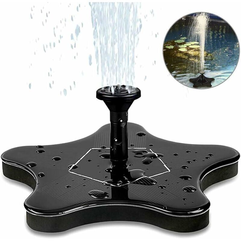 foto del prodotto pompa per fontana solare per bagni per uccelli, stagni da giardino, piscine all aperto