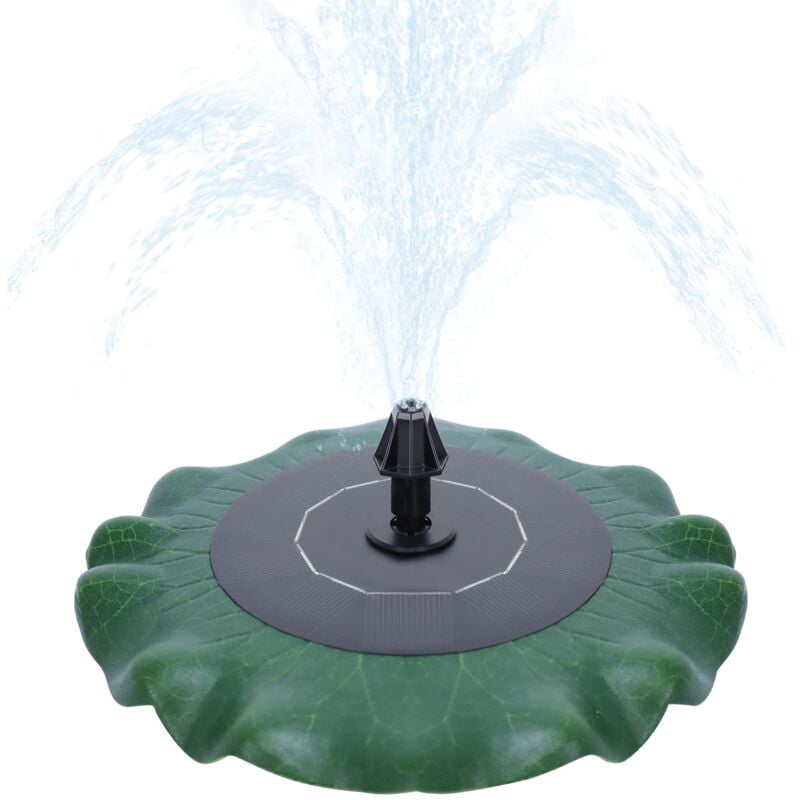 foto del prodotto pompa per laghetto solare a forma di fiore di loto da 1.4w con opzioni di modalit multiple per giardino, fontana, esterno naizy