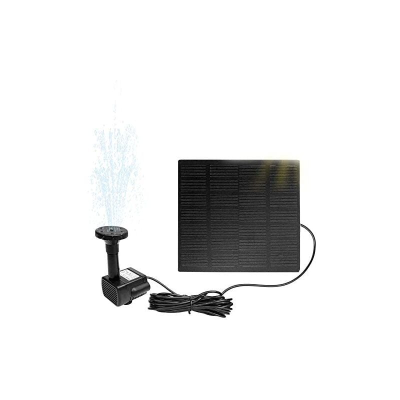 foto del prodotto pompa per laghetto solare da 1.8w per giardino, vasca per uccelli, decorazione fontana forma quadrata naizy