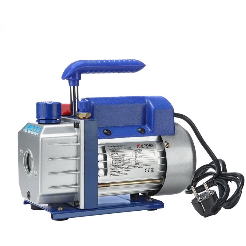 foto del prodotto pompa per vuoto 70 l min compressore aria condizionata alloggiamento in alluminio per il condizionamento dell aria industriale maniglia air model