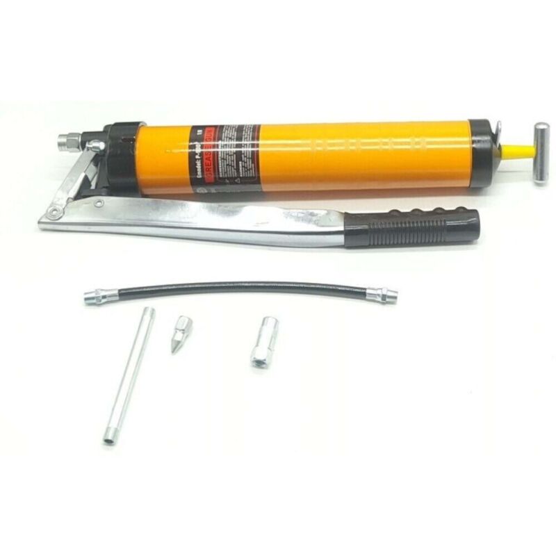 foto del prodotto pompa pistola ingrassatore manuale 900cc tubo flessibile 900ml