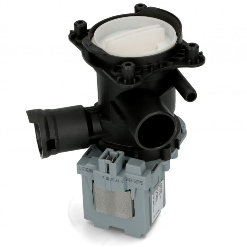 foto del prodotto pompa scarico completa lavatrice bosch 144971 gre993 144617 145338 30w