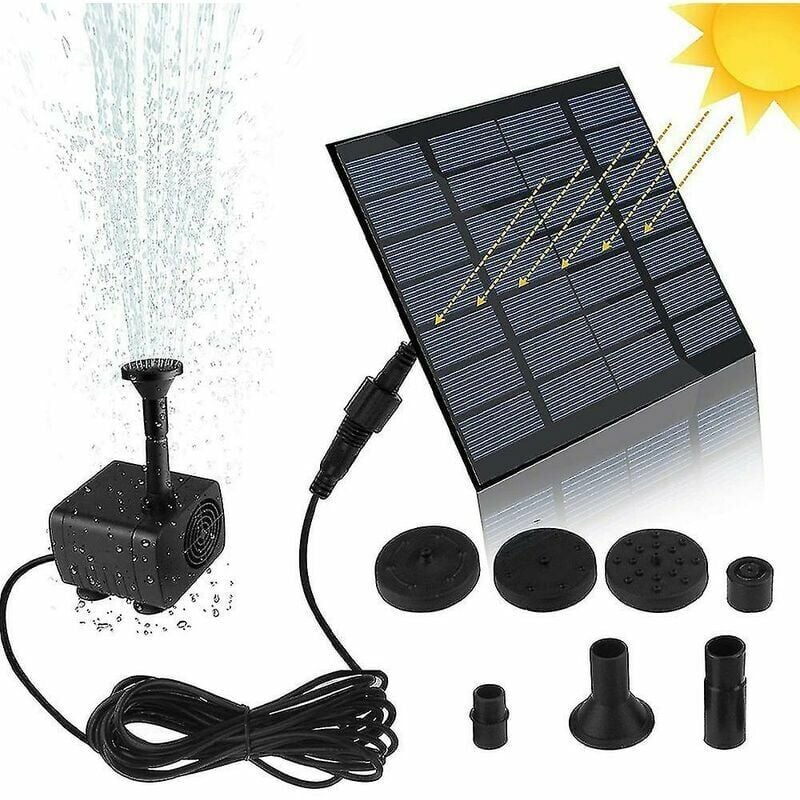 foto del prodotto pompa solare per acqua piovana, pompa per piscina, fontana, pompa solare per acqua, fontana da giardino