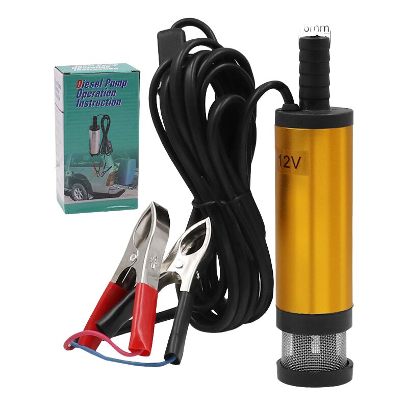 foto del prodotto pompa sommergibile con interruttore galleggiante, adatta per strumenti di rifornimento di acqua, diesel, cherosene, pompa sommergibile portatile per