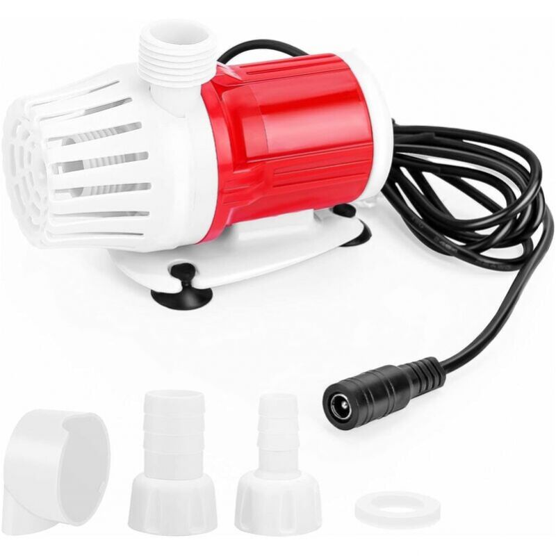 foto del prodotto pompa sommergibile dc 12v 20w pompa per acqua portatile per acquario 1200l h pompe ad alto flusso pompa anfibia per laghetto domestico acquario
