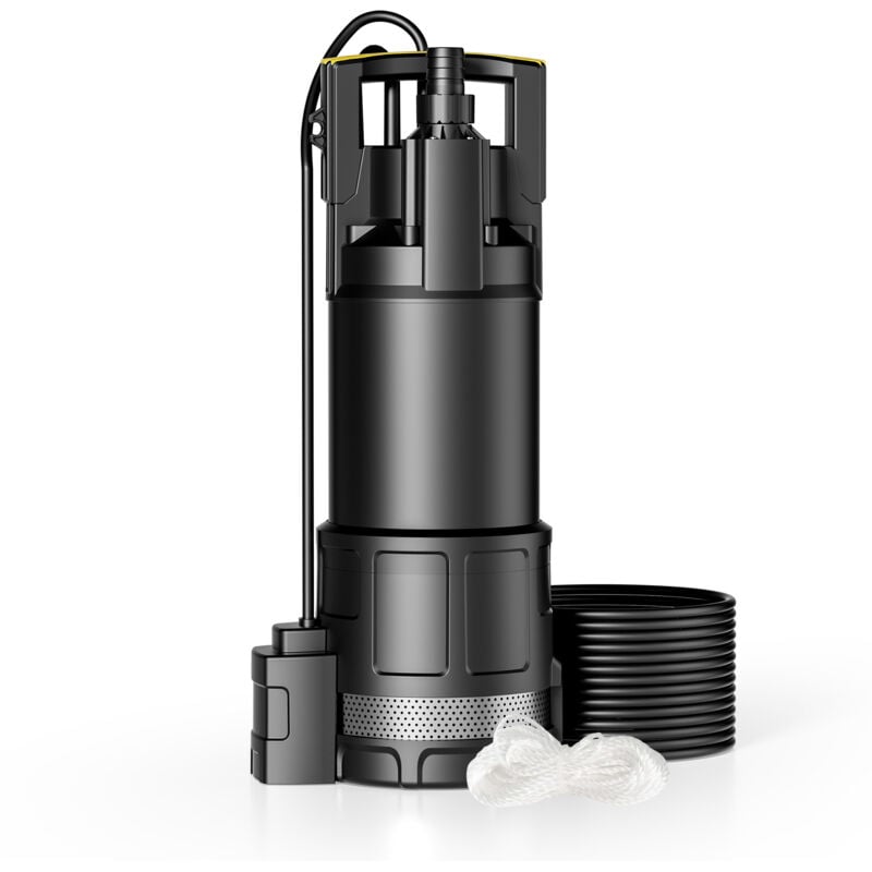 foto del prodotto pompa sommersa, 1200w 6000 l h, profondit max 7 m, elettropompa a immersione per pozzi e cisterne wiltec
