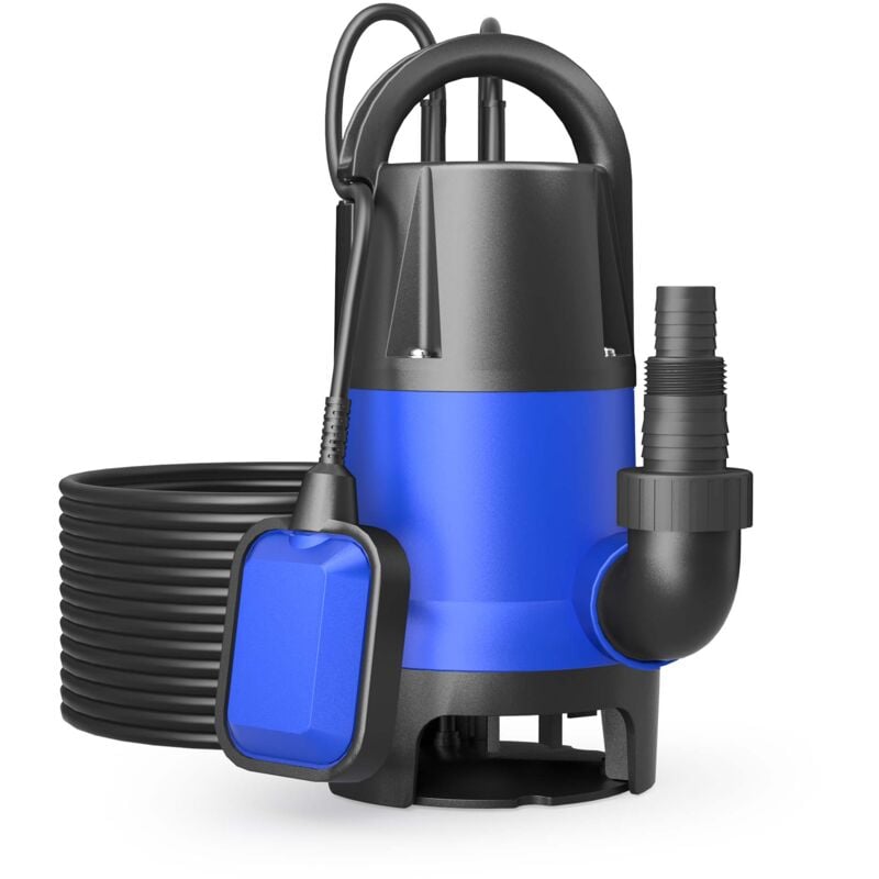 foto del prodotto pompa sommersa acque nere 550 w 10500 l h elettropompa a immersione per pozzo giardino wiltec