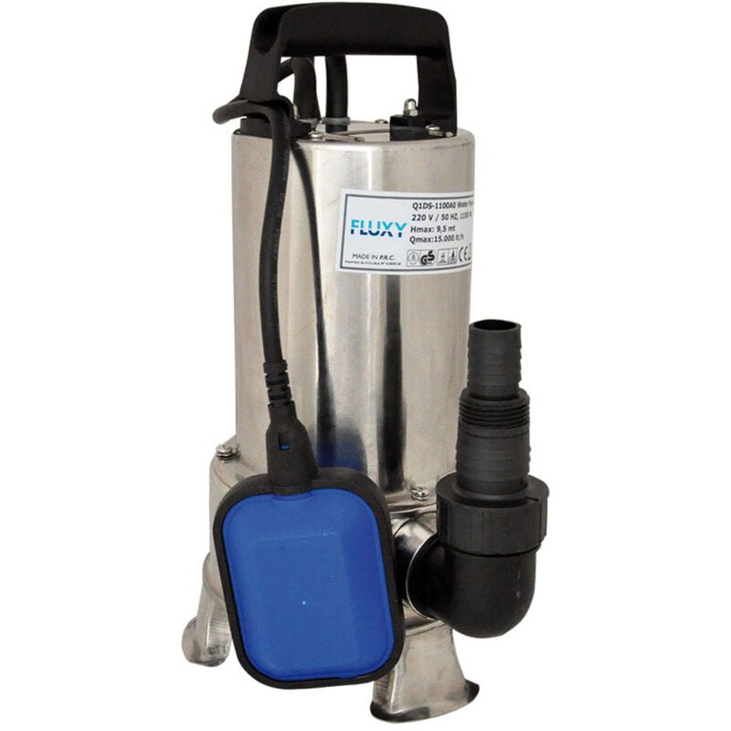 foto del prodotto pompa sommersa immersione 1.5hp acciaio inox acque scure sporche 1.1kw 15000lt h