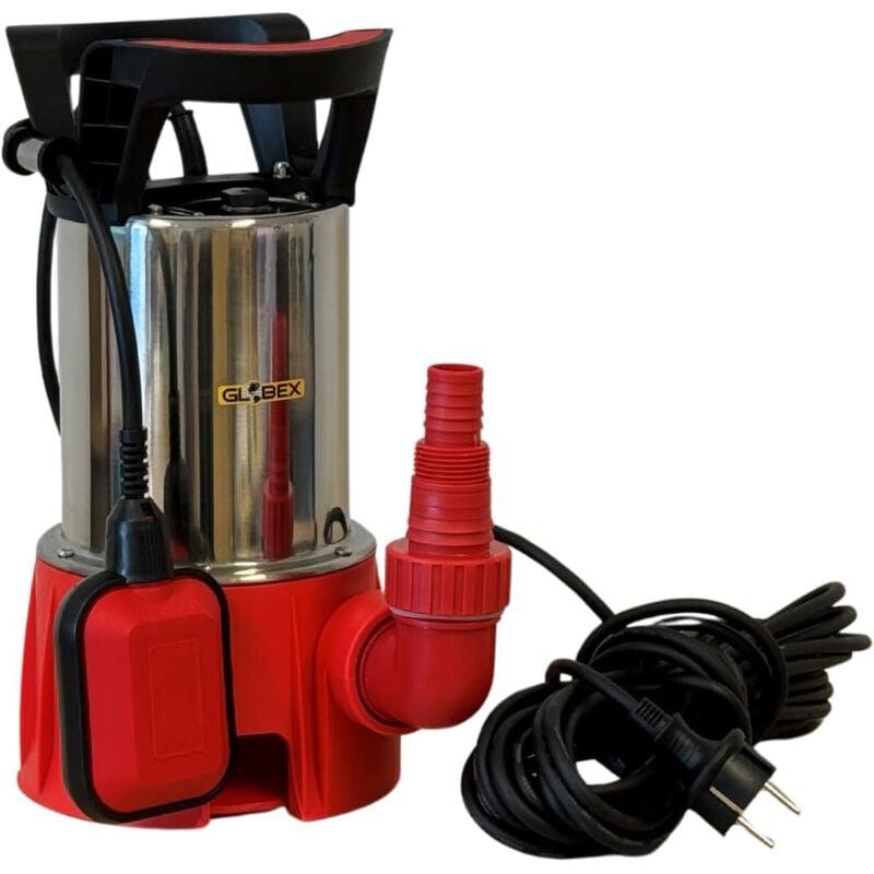 foto del prodotto pompa sommersa immersione acciaio inox acque scure sporche 750w 12500lt/h globex