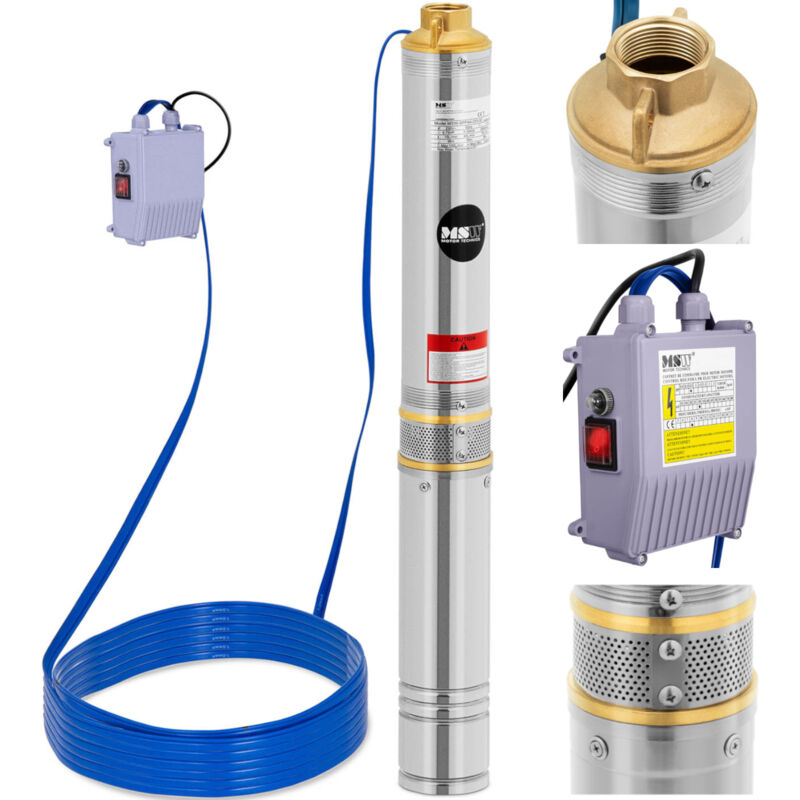 foto del prodotto pompa sommersa per pozzi profondi stal 750 w 6000 l h fino a 58 m