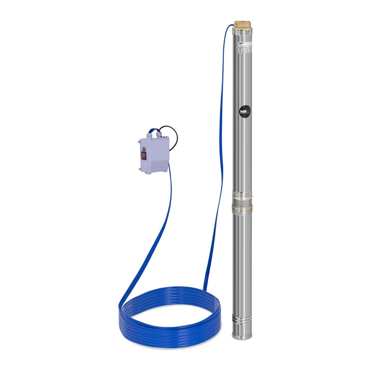 foto del prodotto pompa sommersa pompa sommersa per pozzo scarico 10.800 l h 2.200 watt acciaio inox 14 0002958