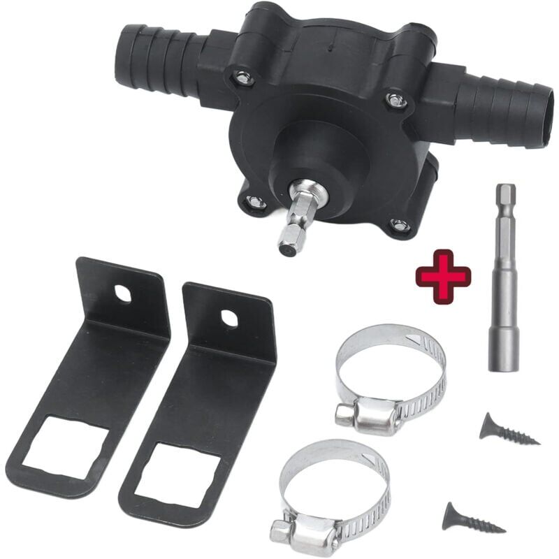 foto del prodotto pompe de forage lectrique portable, perceuse main abs tige hexagonale de 1 4 po pour le transfert de liquide l ger