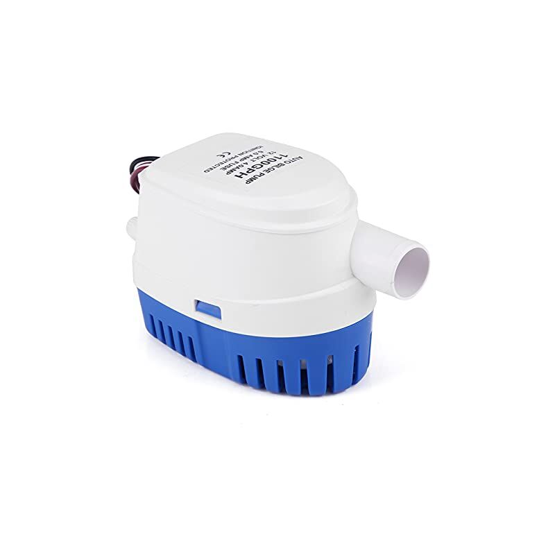 foto del prodotto pompe di sentina, pompa di sentina automatica da 12 v, 1100 gph, pompa di sentina sommergibile marina silenziosa, con interruttore a galleggiante,