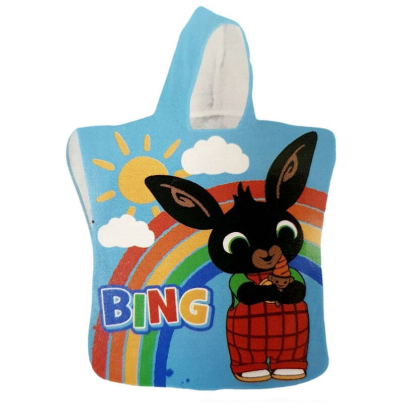 foto del prodotto poncho bing 50x100 cm telo per bambini mare spiaggia campeggio doccia bagno trade shop traesio