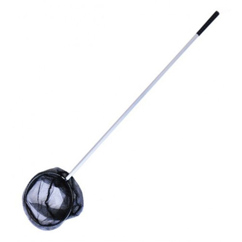 foto del prodotto pond net round 25cm retino circolare con manico in acciaio 100cm velda