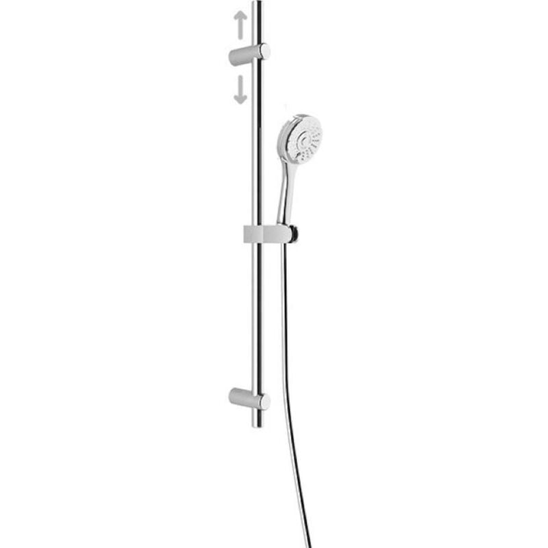 foto del prodotto ponsi round asta saliscendi 90cm con doccetta codice prod bnastcas22