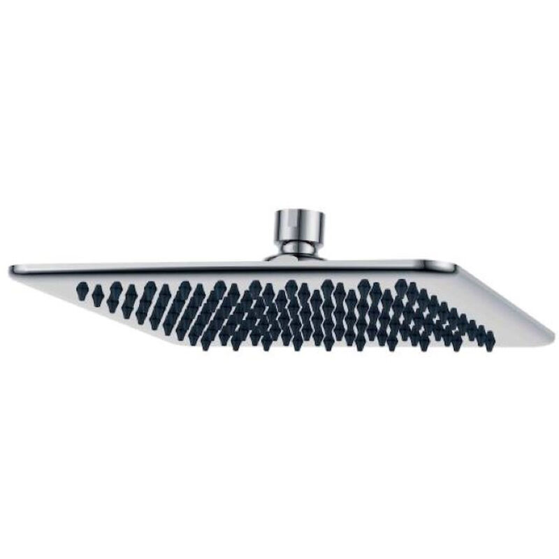 foto del prodotto ponsi soffione quadrato bssofxsf27 20x20 cromo acciaio inox codice prod bnsofxsf27