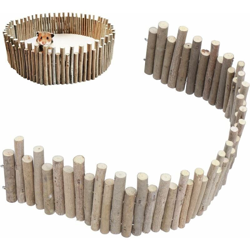 foto del prodotto ponte in legno per criceti, nascondiglio in legno flessibile, recinzione per porta, piattaforma per arrampicata in piedi, accessori per gabbie per