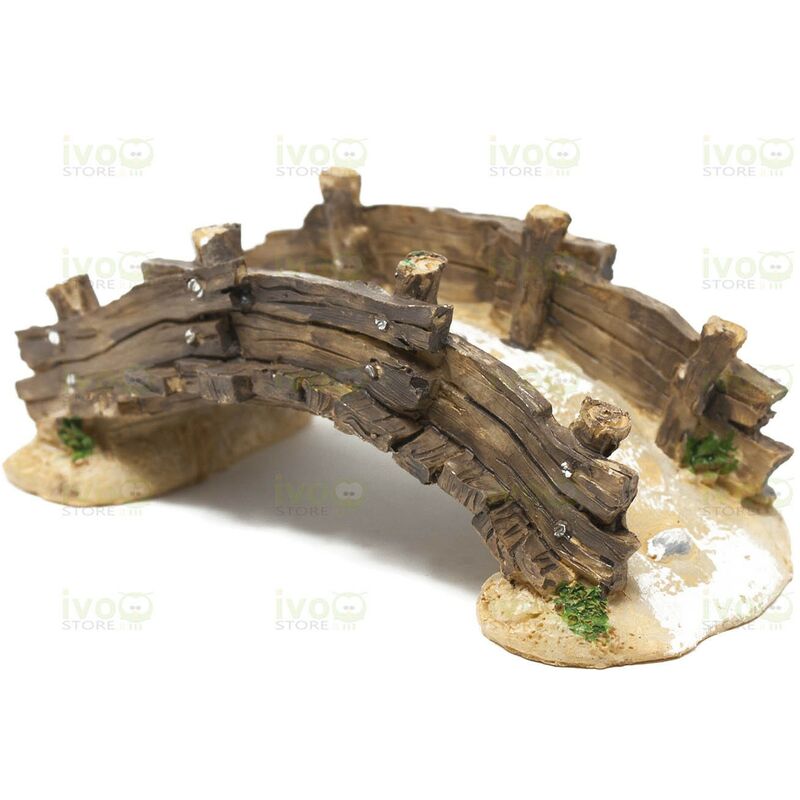 foto del prodotto ponte in resina 14,5x7 cm miniature per presepe c3225