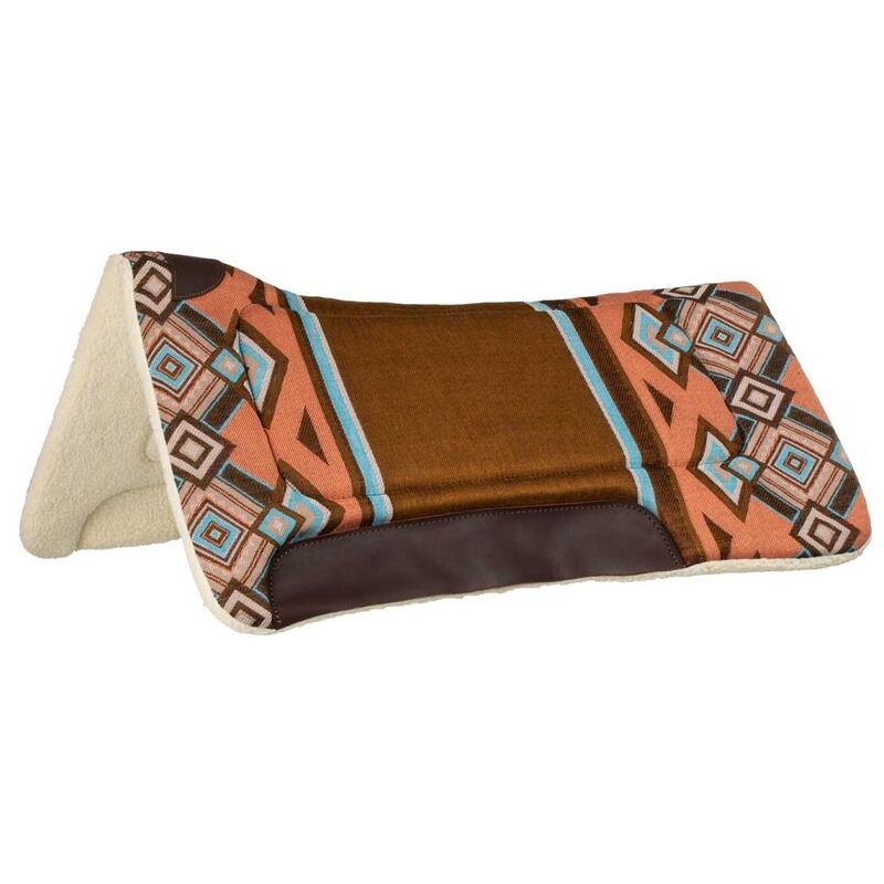 foto del prodotto pool s sottosella western con imbottitura in lana sintetica e inserti in pelle e decorazione kansas unica, blu scuro e blu navy