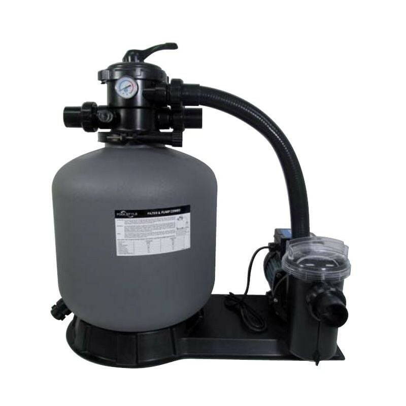 foto del prodotto poolstyle 11 m3 h d500 v6v 3 4cv kit di filtrazione 88031811