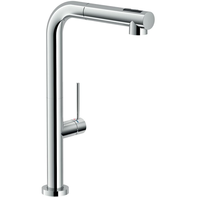 foto del prodotto pop rubinetto cucina con doccia estraibile codice prod po108127cr nobili