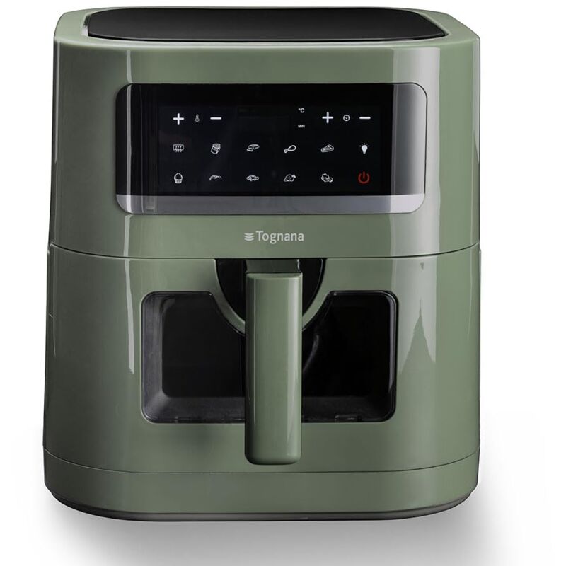 foto del prodotto porcellane friggitrice ad aria 7 l verde salvia - tognana