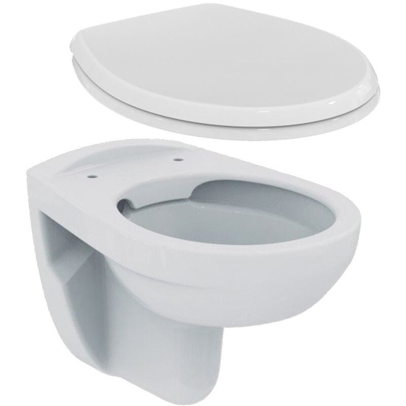 foto del prodotto porcher ideal standard confezione di wc sospesi senza flangia sedile eurovit rimless 