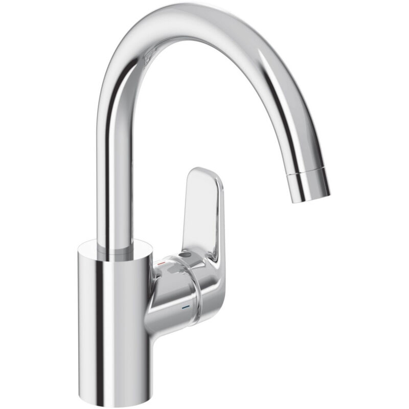 foto del prodotto porcher ideal standard okyris miscelatore per lavello con bocca girevole alta cromo