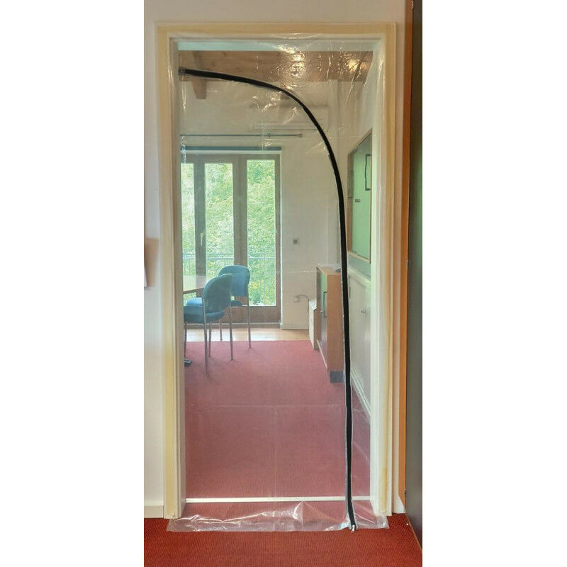 immagine 0 del prodotto porta antidusta 1,2 x 2,2 m zipper. nastro