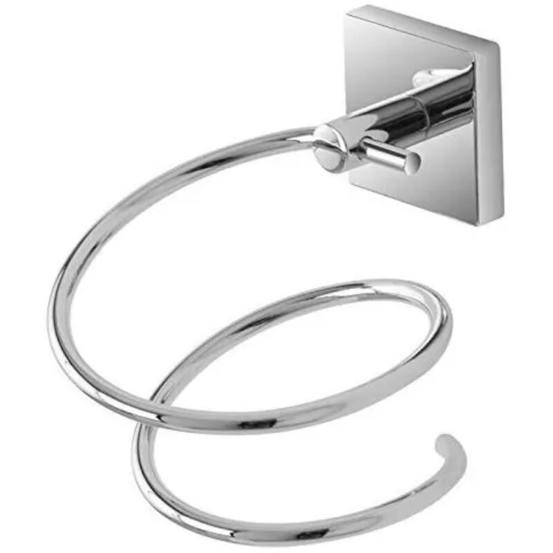foto del prodotto porta asciugacapelli easy cromo 14x14x9 cm arredo bagno 959011 feridras